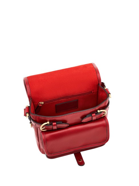 BIBA Mini sac à bandoulière cassis / or - Sacs pour Femme