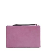 THE BRIDGE LUCREZIA Pochette en cuir mauve avec de l'or - Sacs pour Femme - 3