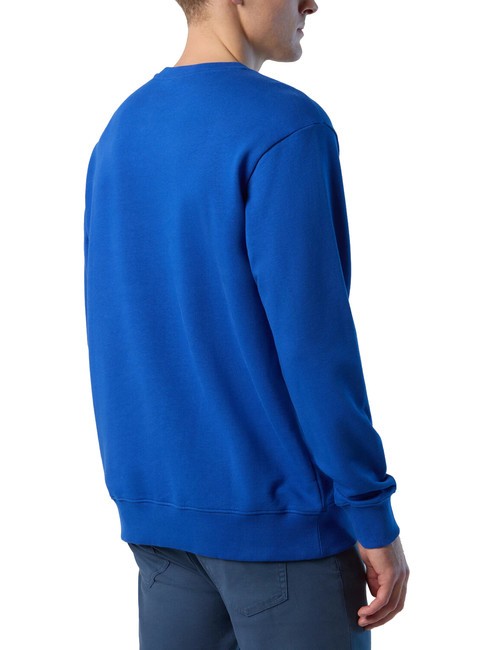 BASIC Sweat-shirt en coton avec lettrage logo surf bleu - Pulls molletonn&eacute;s