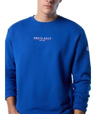 NORTH SAILS BASIC Sweat-shirt en coton avec lettrage logo surf bleu - Pulls molletonn&eacute;s - 3