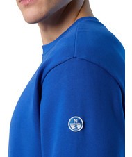 NORTH SAILS BASIC Sweat-shirt en coton avec lettrage logo surf bleu - Pulls molletonn&eacute;s - 5
