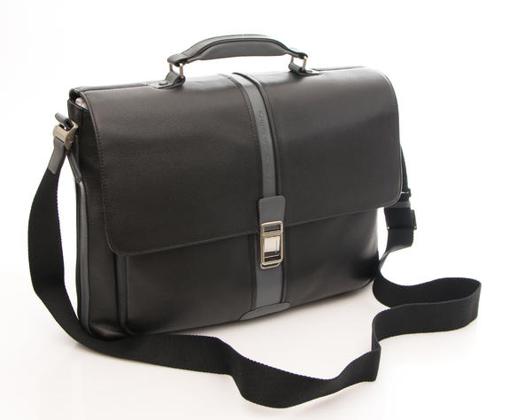 Porte document Ligne X1. sac pour ordinateur portable 15.6" Noir / Gris - Porte Documents Travail