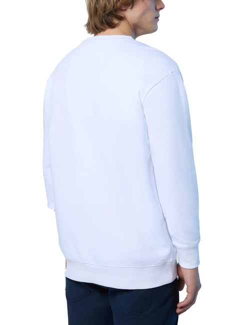 BASIC Sweat-shirt en coton avec lettrage logo blanc - Pulls molletonnés