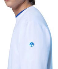 NORTH SAILS BASIC Sweat-shirt en coton avec lettrage logo blanc - Pulls molletonn&eacute;s - 5