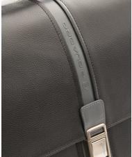 PIQUADRO Porte document Ligne X1. sac pour ordinateur portable 15.6" Noir / Gris - Porte Documents Travail - 4