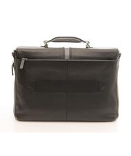 PIQUADRO Porte document Ligne X1. sac pour ordinateur portable 15.6" Noir / Gris - Porte Documents Travail - 5