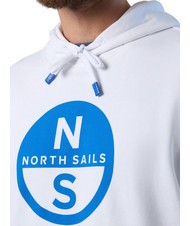 NORTH SAILS BASIC Sweat &agrave; capuche imprim&eacute; logo blanc - Pulls molletonn&eacute;s - 3