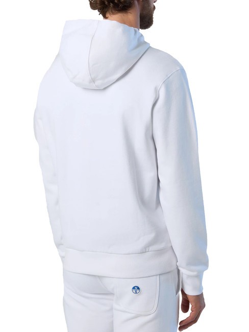 BASIC Sweat &agrave; capuche imprim&eacute; logo blanc - Pulls molletonn&eacute;s