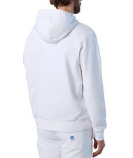 NORTH SAILS BASIC Sweat à capuche imprimé logo blanc - Pulls molletonnés - 2