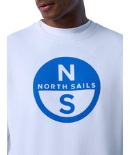 NORTH SAILS BASIC Sweat-shirt &agrave; col rond avec logo imprim&eacute; blanc - Pulls molletonn&eacute;s - 3