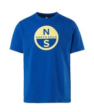 NORTH SAILS BASIC T-shirt en coton imprim&eacute; logo surf bleu - T-shirt - 3