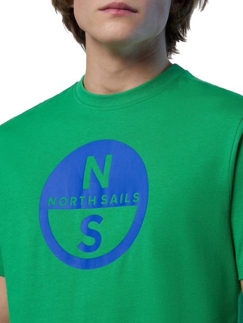 BASIC T-shirt en coton imprimé logo abeille verte - T-shirt