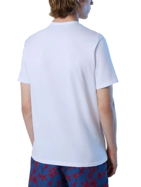 BASIC T-shirt en coton imprimé logo blanc - T-shirt