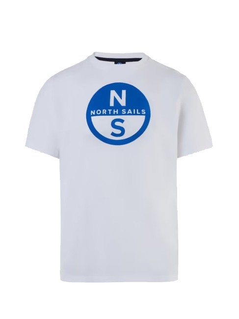 BASIC T-shirt en coton imprimé logo blanc - T-shirt