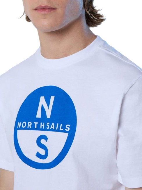 BASIC T-shirt en coton imprimé logo blanc - T-shirt