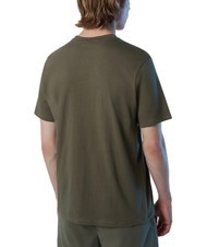 NORTH SAILS BASIC T-shirt en coton imprimé logo olives poussiéreuses - T-shirt - 2