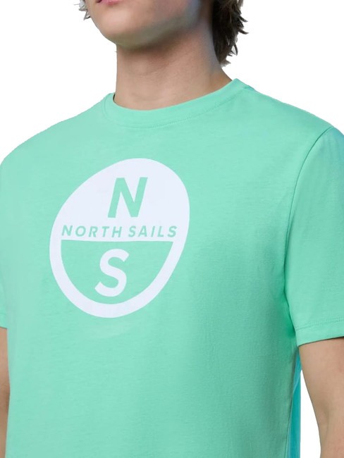 BASIC T-shirt en coton imprimé logo bourgeon de printemps - T-shirt