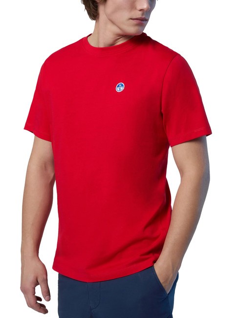 BOLLO T-shirt en coton rouge - T-shirt