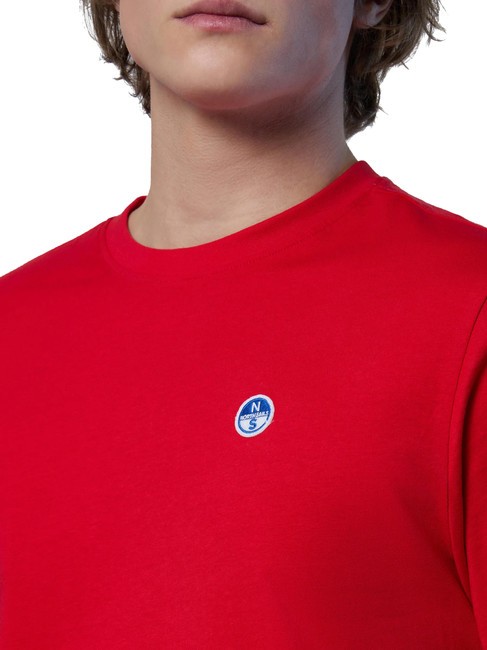 BOLLO T-shirt en coton rouge - T-shirt