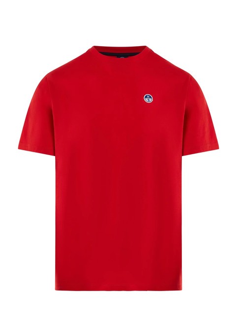 BOLLO T-shirt en coton rouge - T-shirt