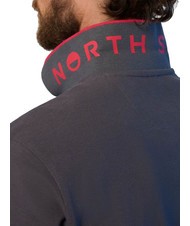 NORTH SAILS COLLAR STRIPED Polo à manches courtes en coton gris fer - chemise polo - 4
