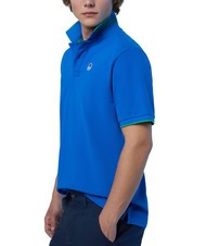 NORTH SAILS COLLAR STRIPED Polo à manches courtes en coton Royal - chemise polo - 3