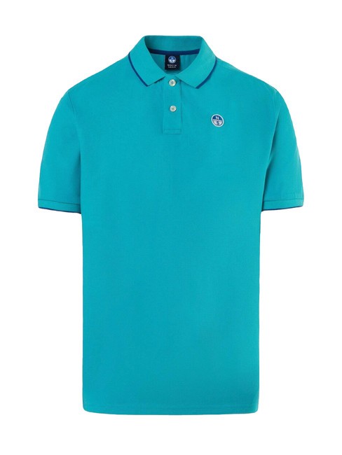 COLLAR STRIPED Polo à manches courtes en coton céramique - chemise polo