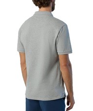 NORTH SAILS BASIC Polo &agrave; manches courtes en coton gris m&eacute;lang&eacute; - chemise polo - 2
