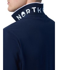 NORTH SAILS COLLAR STRIPED Polo à manches courtes en coton bleu marine - chemise polo - 4