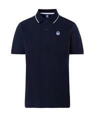 NORTH SAILS COLLAR STRIPED Polo &agrave; manches courtes en coton bleu marine - chemise polo - 5