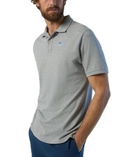 NORTH SAILS BASIC Polo à manches courtes en coton gris mélangé - chemise polo - 3