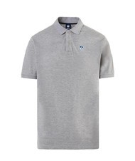 NORTH SAILS BASIC Polo à manches courtes en coton gris mélangé - chemise polo - 5