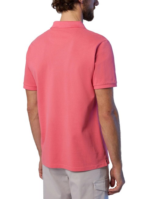 BASIC Polo à manches courtes en coton corail calypso - chemise polo