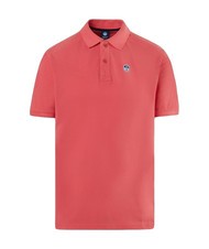 NORTH SAILS BASIC Polo à manches courtes en coton corail calypso - chemise polo - 5