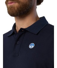 NORTH SAILS BASIC Polo &agrave; manches courtes en coton bleu marine - chemise polo - 3
