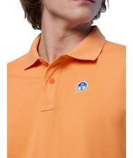 NORTH SAILS BASIC Polo à manches courtes en coton Tangerine - chemise polo - 4