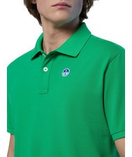 NORTH SAILS BASIC Polo à manches courtes en coton abeille verte - chemise polo - 3