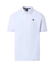 NORTH SAILS BASIC Polo à manches courtes en coton blanc - chemise polo - 4