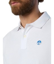 NORTH SAILS BASIC Polo &agrave; manches courtes en coton blanc - chemise polo - 3