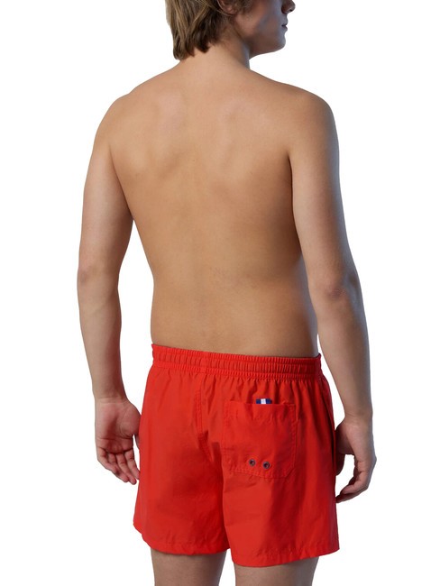 VOLLEY Maillot de bain boxer avec logo Orange vif - Maillots de bain