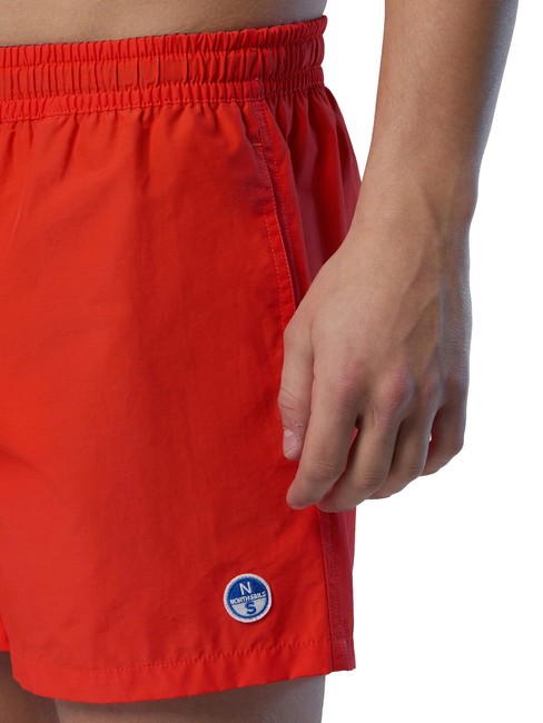 VOLLEY Maillot de bain boxer avec logo Orange vif - Maillots de bain