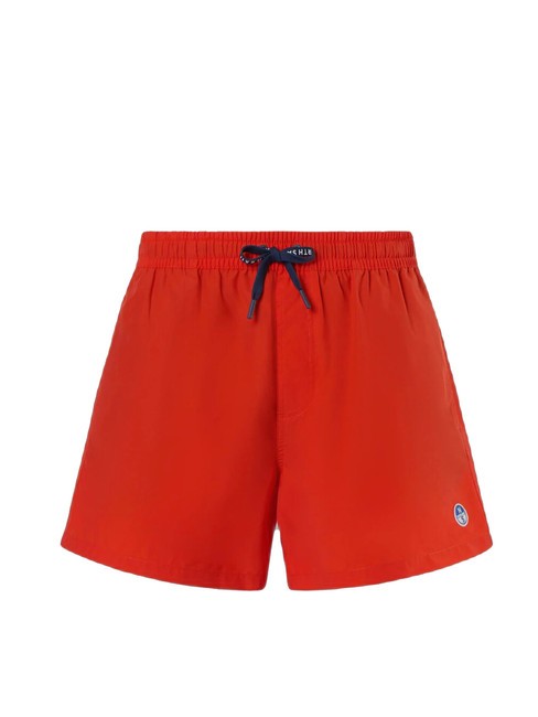 VOLLEY Maillot de bain boxer avec logo Orange vif - Maillots de bain