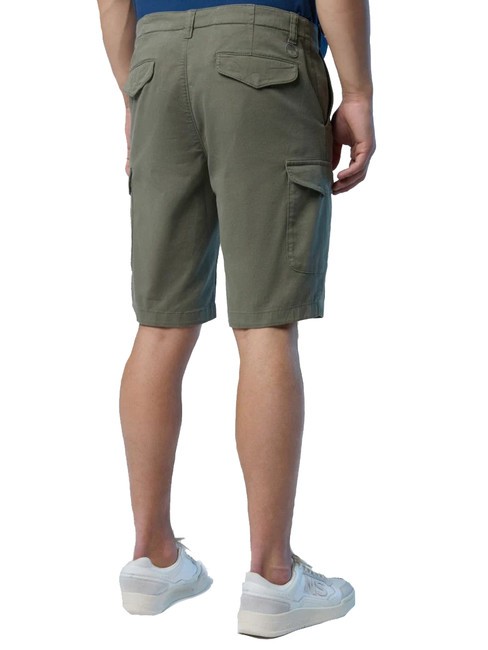 AMERICA Short cargo coupe classique olives poussiéreuses - Pantalon