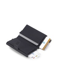 PIQUADRO URBAN  Portefeuille en cuir Noir - Portefeuilles Homme - 2