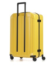 PIQUADRO PQ-LIGHT Chariot de taille moyenne jaune - Valises Rigides - 3