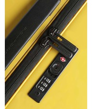 PIQUADRO PQ-LIGHT Chariot de taille moyenne jaune - Valises Rigides - 4