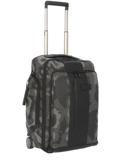BRIEF 2 Chariot cabine avec portabilité sac à dos camouflage réfléchissant noir - Valises cabine