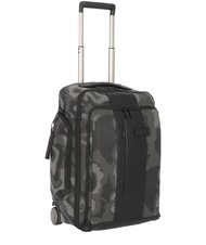 PIQUADRO BRIEF 2 Chariot cabine avec portabilité sac à dos camouflage réfléchissant noir - Valises cabine - 3