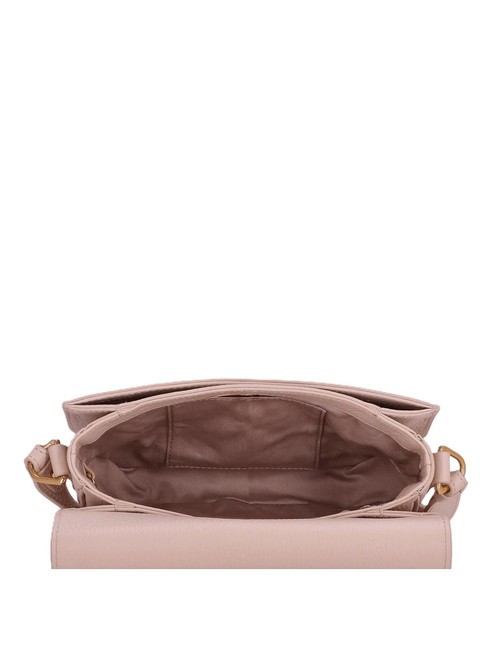 DEW Sac bandouli&egrave;re en cuir martel&eacute; rosaces - Sacs pour Femme