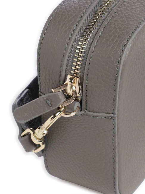 TEBE Sac &agrave; bandouli&egrave;re en cuir textur&eacute; graphite - Sacs pour Femme